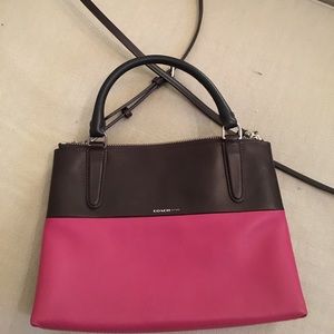 Colorblock cross body bag