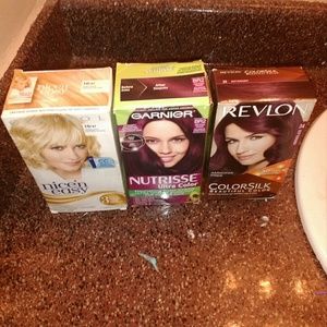 3 boxes unopened hair dye