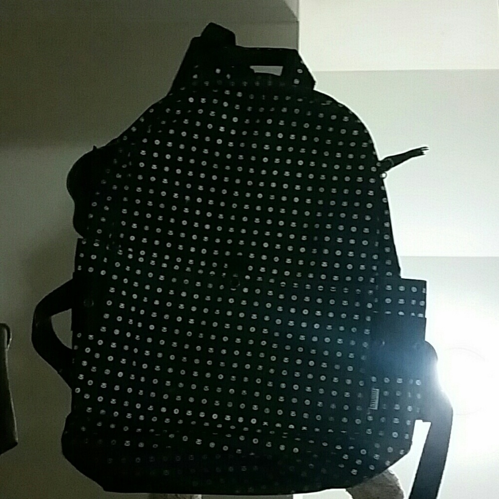 Stussy Black Backpack + Laptop Case Unisex