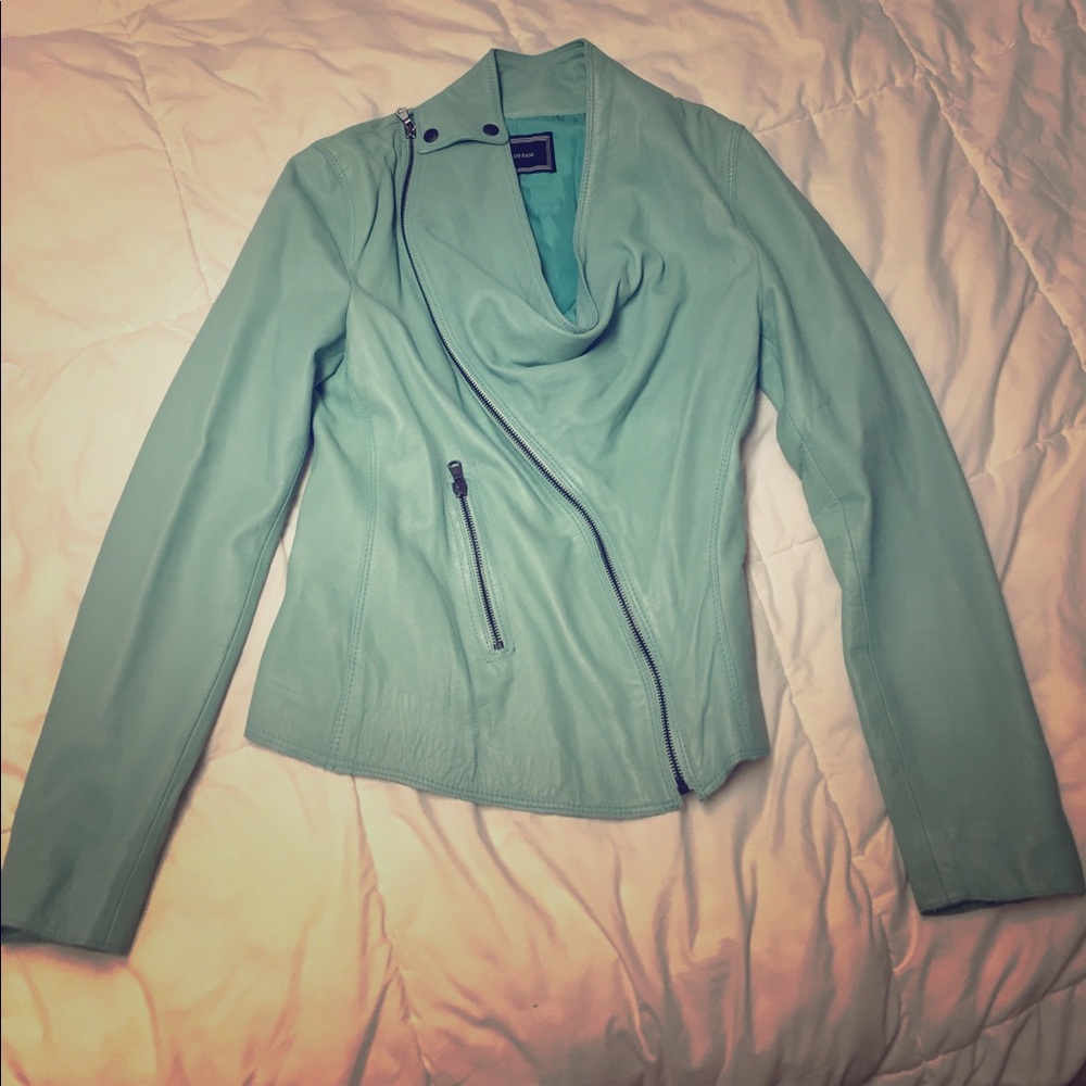 Handmade Italian leather jacket