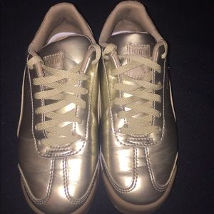 Soft Gold Puma Sneakers