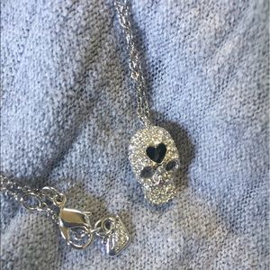 Swarovski skull necklace