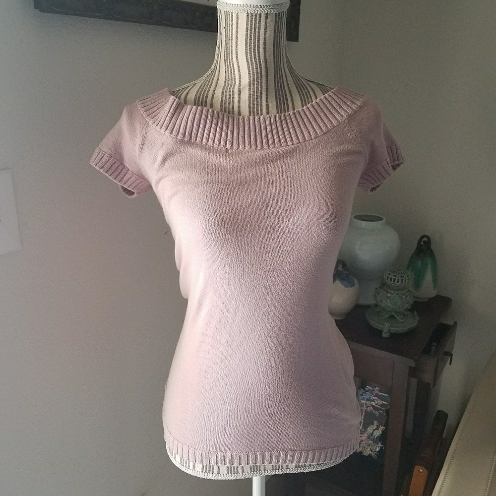 bcbg off the shoulder top