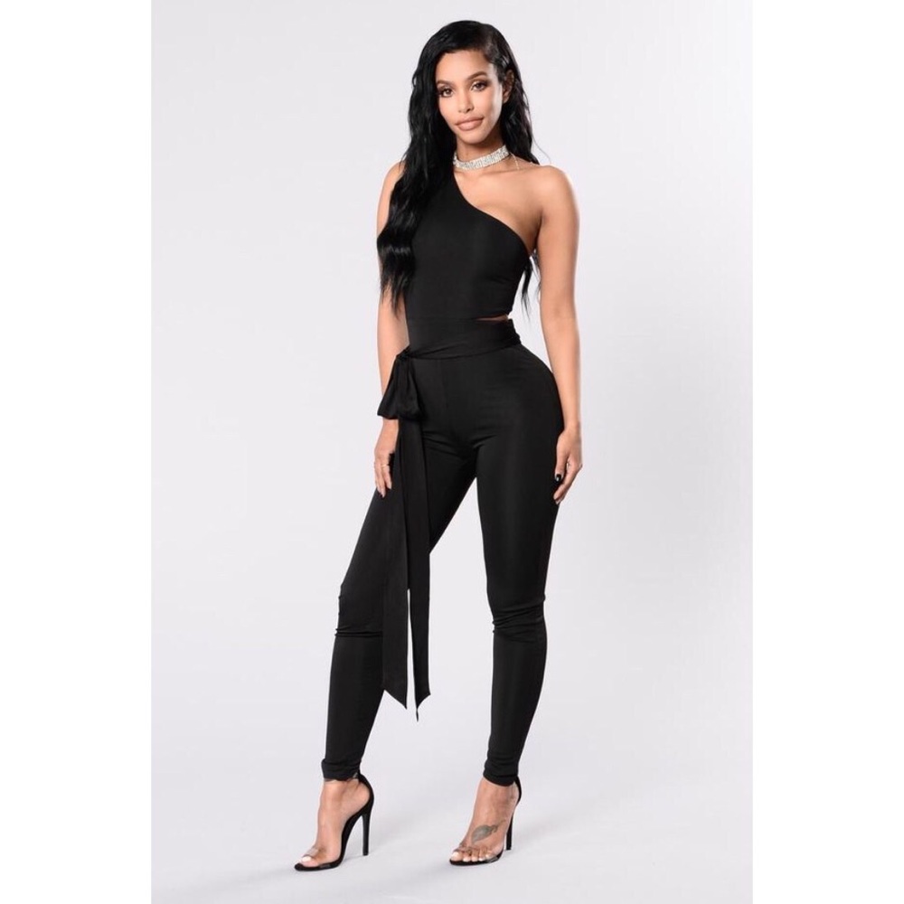 Black jumpsuit