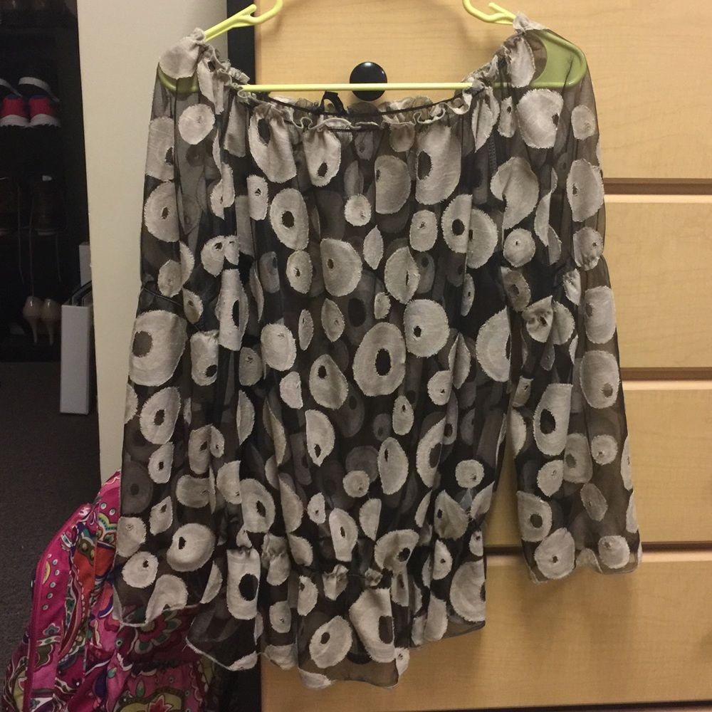 Sheer blouse