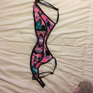 Xhilaration Multicolored bathing suit top