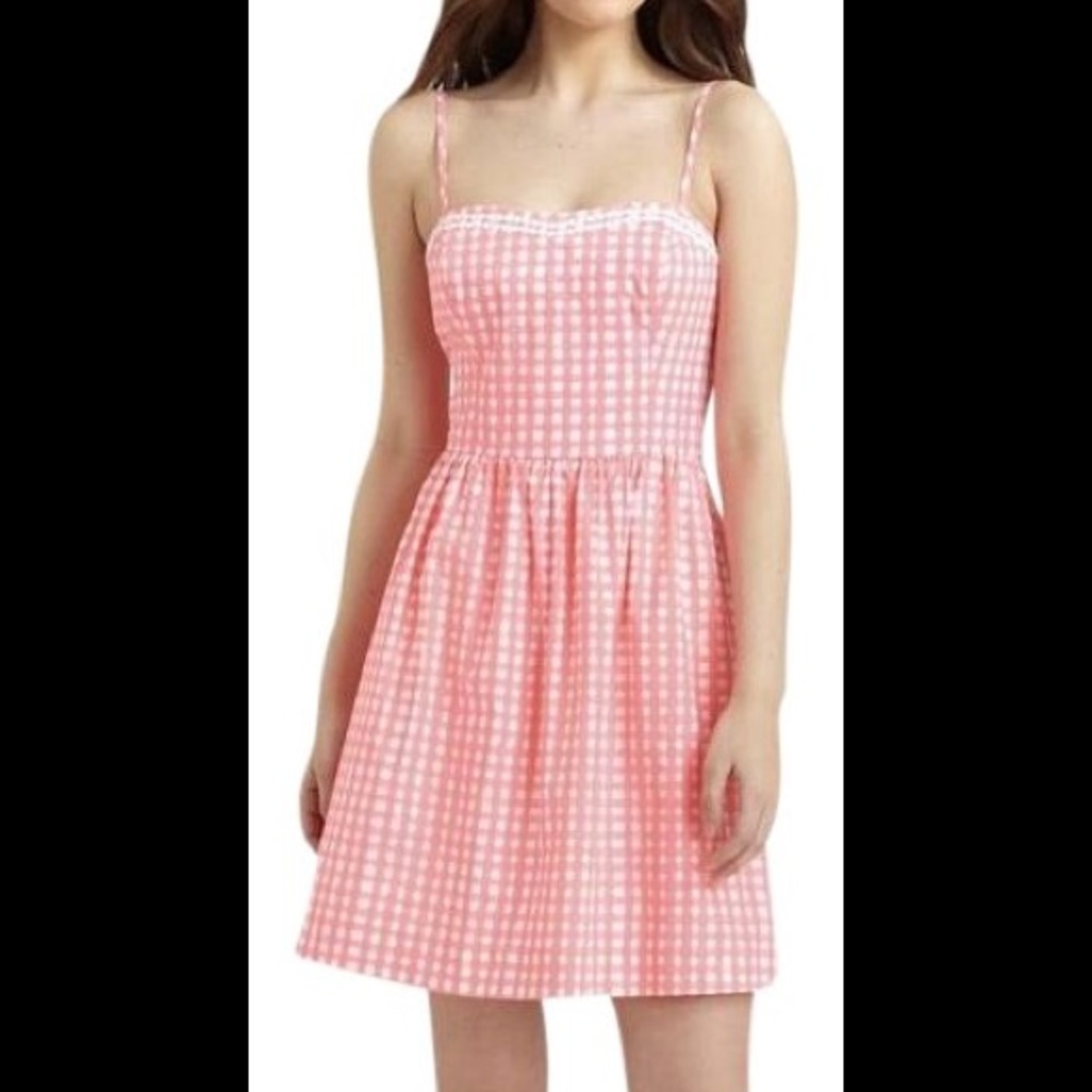 SALE Lilly Pulitzer Bethany Yummy Melon Gingham 6