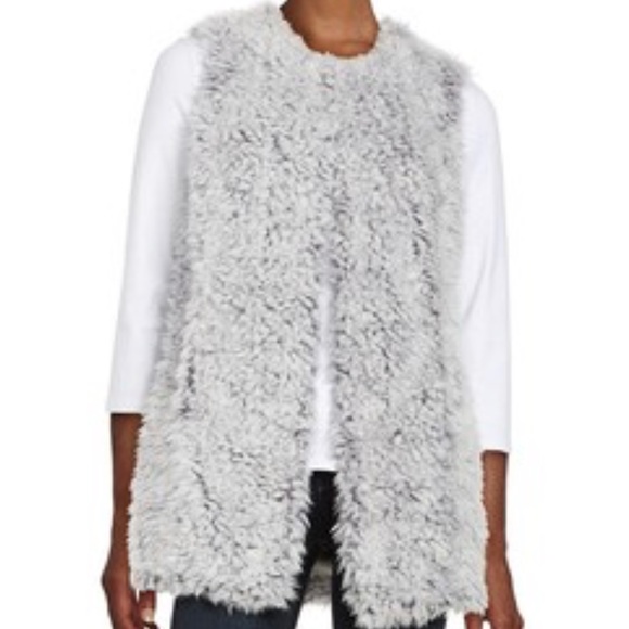 Design Lab gray fur vest - Picture 2 of 6