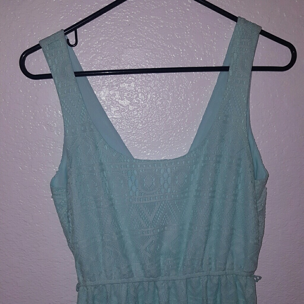 Teal dress