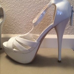 White Charlotte Russe pumps