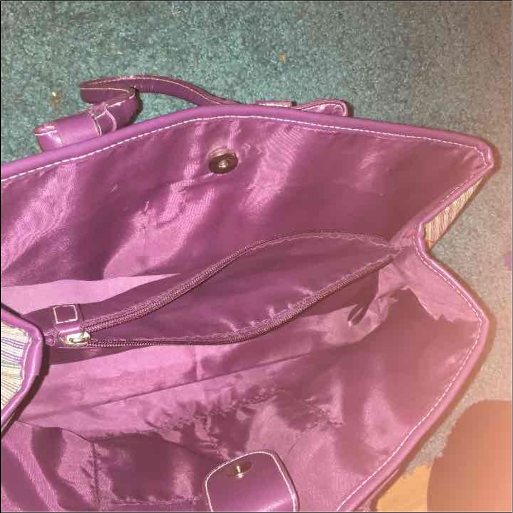 Huge multi colored purse