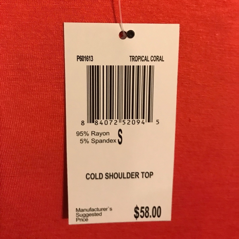 Cold Shoulder Sharkbite Top - Picture 6 of 7
