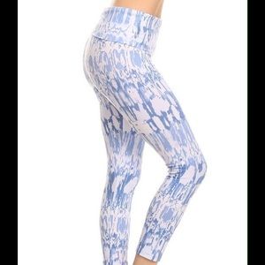 SALE Chatoyant Fold Over Yoga Cotton Pants Active