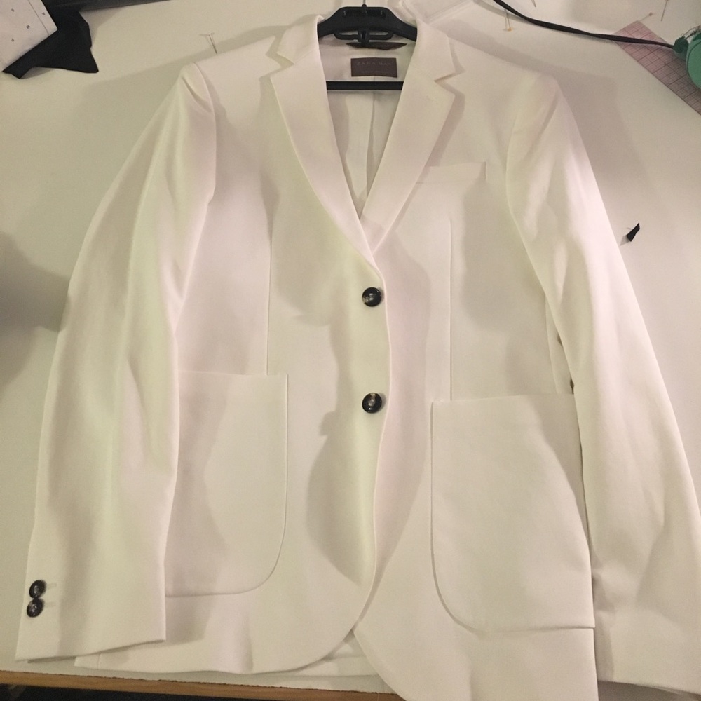 Brand New Zara Crisp White Blazer