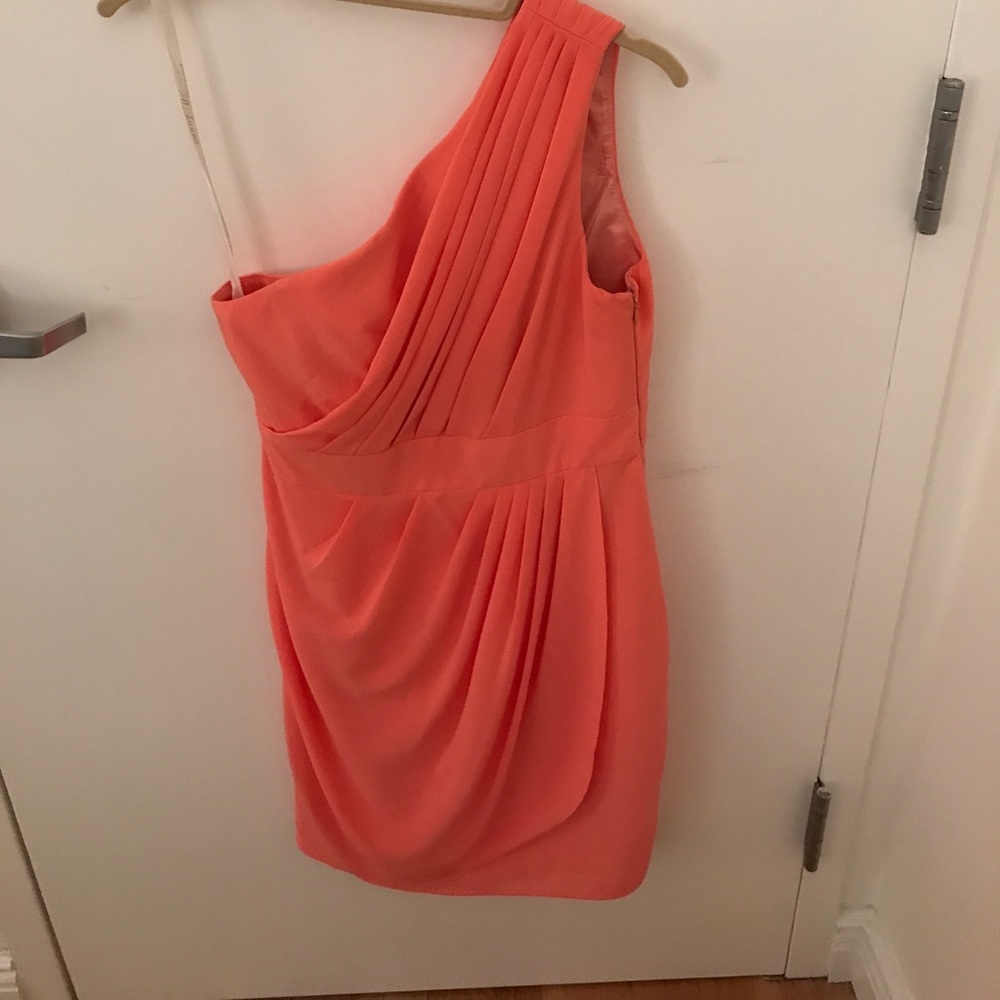 Shoshanna peach dress