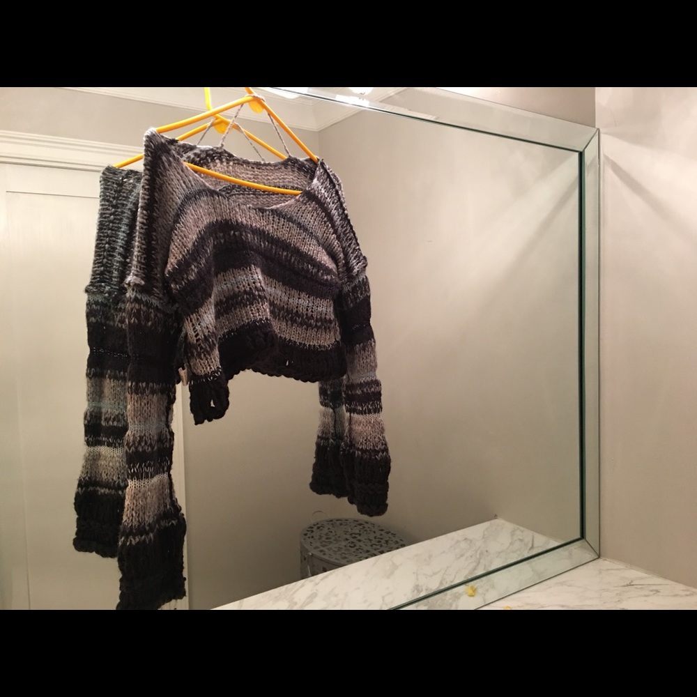Free People Crop Top Sweater