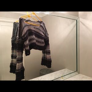 Free People Crop Top Sweater