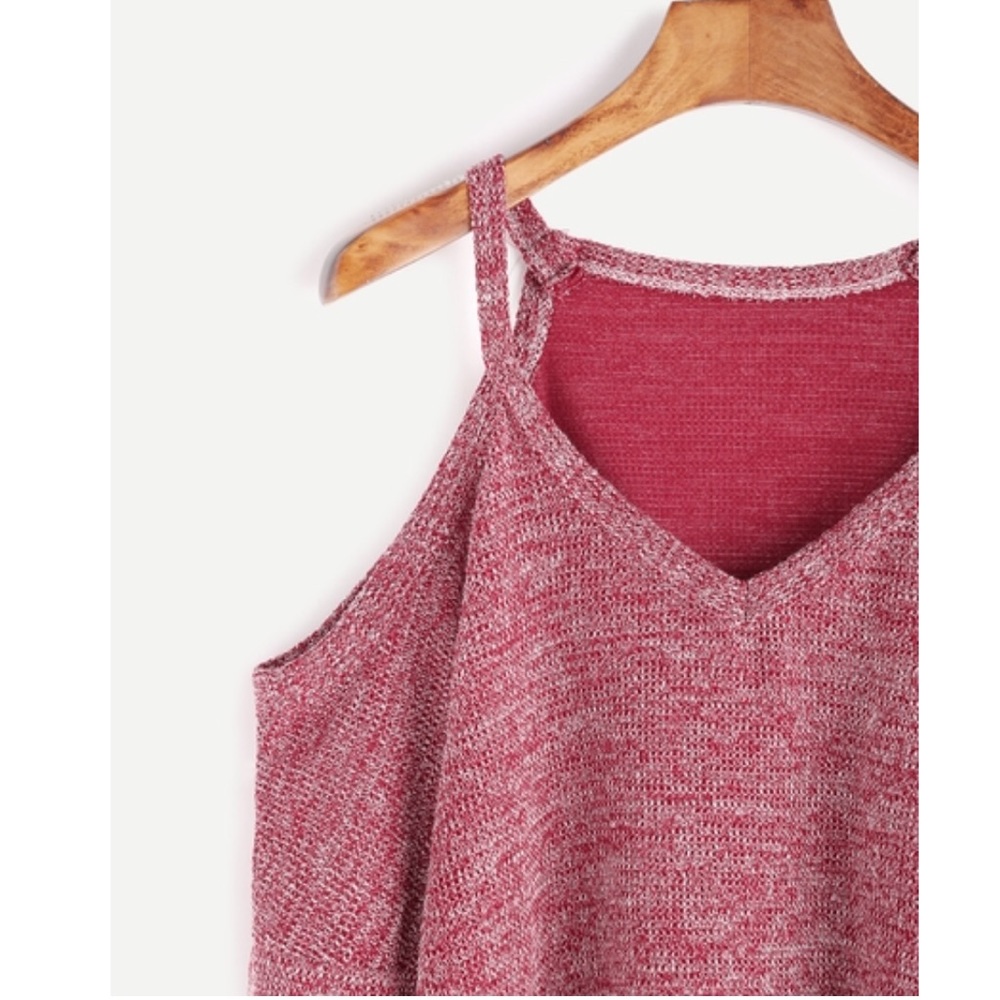LAST ONECasual Cold Shoulder High/Low Sweater - Picture 2 of 4