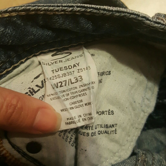 Silver jeans, Size 27 - Picture 3 of 4