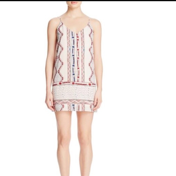 Aqua "Isabel" printed cross back cami dress, Small - Picture 1 of 5