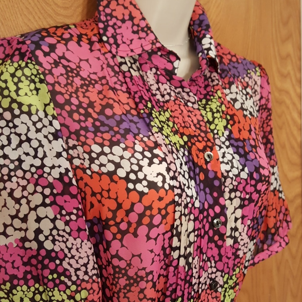 100% Silk Blouse NWOT