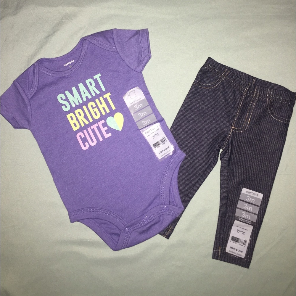 NWT Carter's outfit size 3m