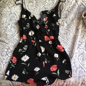 Forever 21 floral romper