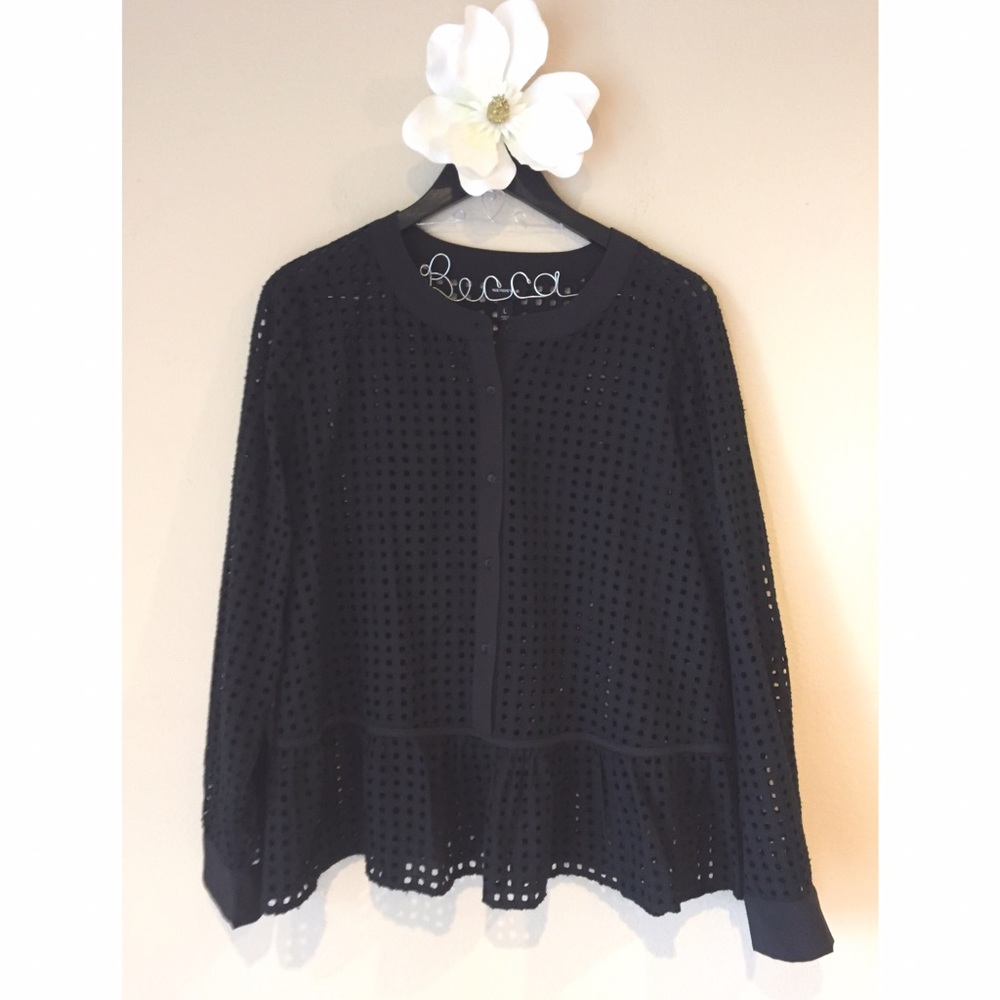Who What Wear peplum blouse