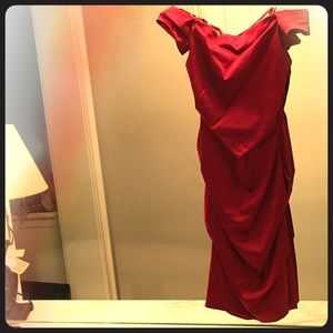 Red Silk & Off the Shoulders ...Need I say More?