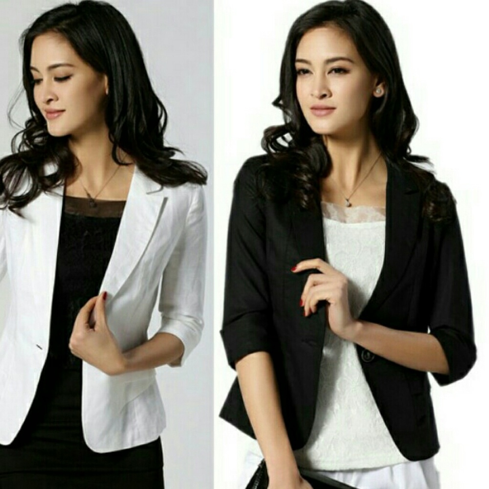 Fitted Black Blazer NWOT