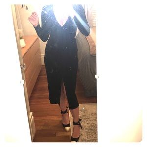 Reformation Cyan Wrap Dress