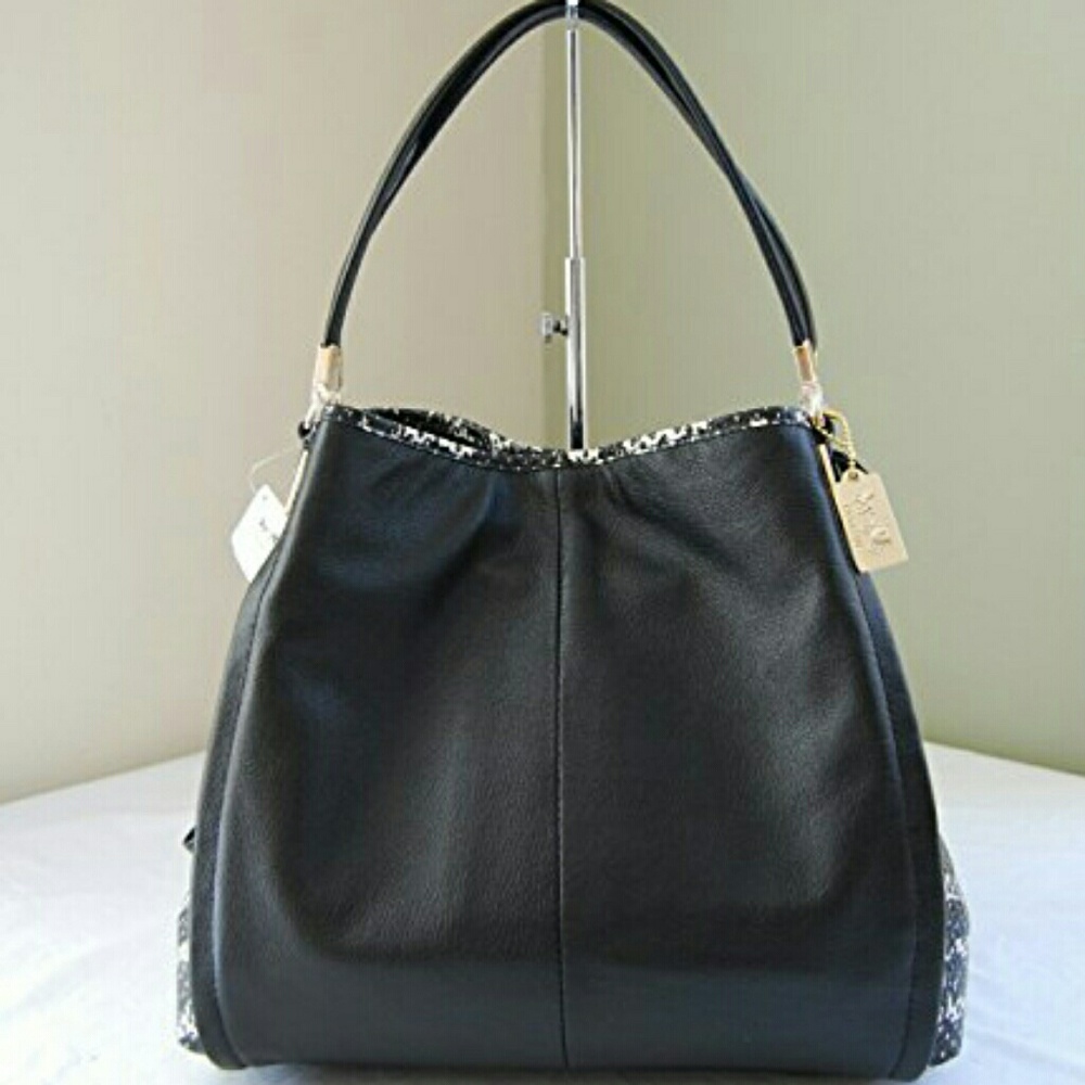 Coach  Madison Two Tone Python Phoebe shoulder bag