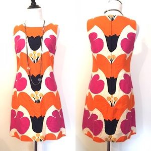 Lilly Pulitzer Sz 0 floral mini Sheath dress cute!