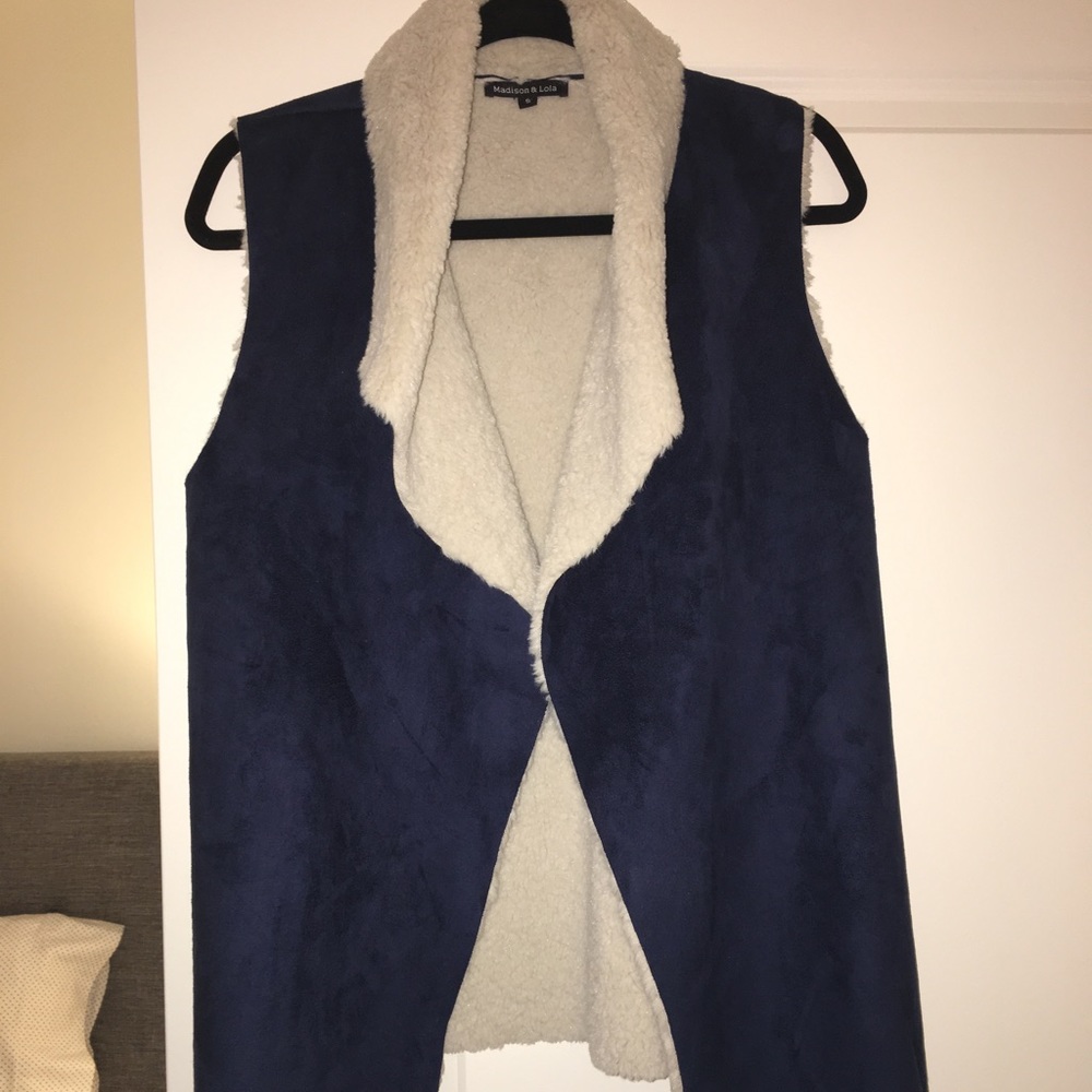 Madison & Lola suede/fur vest! Super comfy.