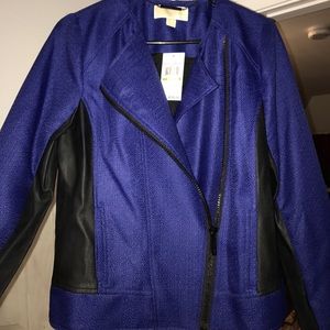 Michael Kors Blue side zip Blazer 4