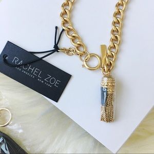 Rachel Zoe Tassel Bracelet + Keychain
