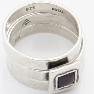**Retired** Silpada Sterling Silver Garnet Ring