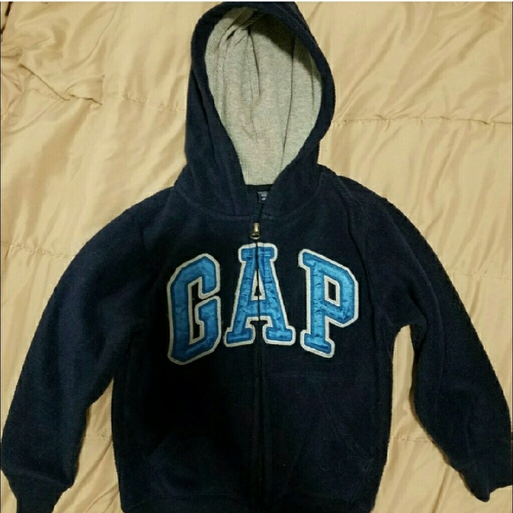 Gap fleece zip-up hoodie 4t