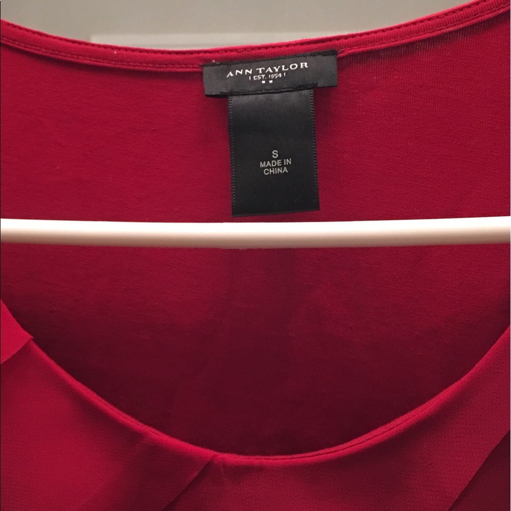 Red Ruffle Top - Picture 4 of 4