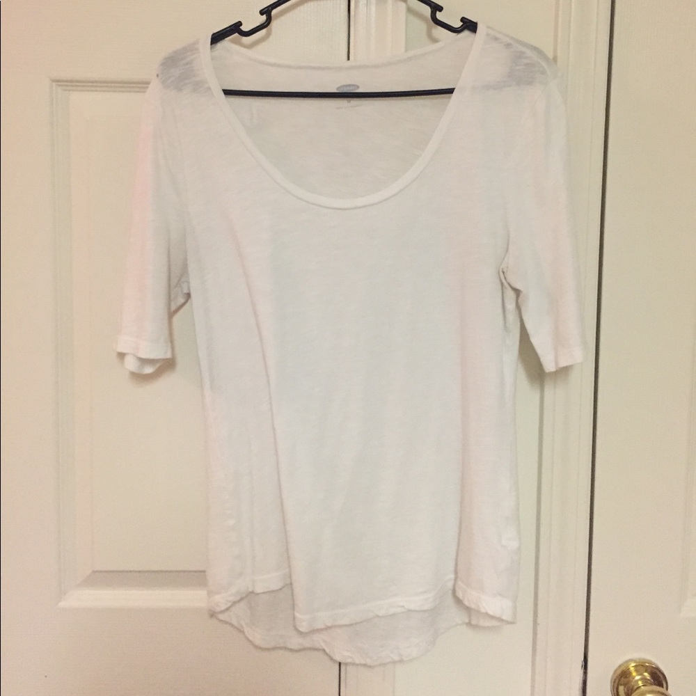 Old Navy White T Shirt Size M