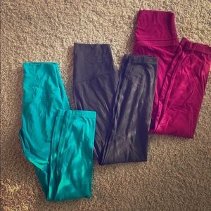 Align Pants Pink 4, Turq 4, Grey 6