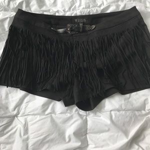 Guess fringe shorts