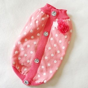 Polka dot spring sweater