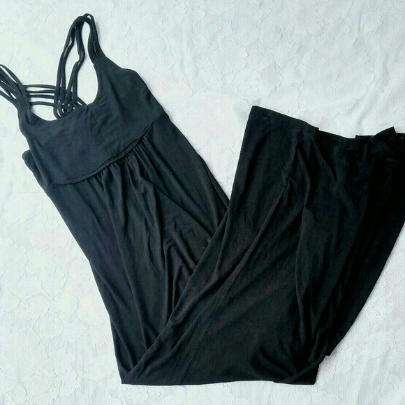 Calvin Klein Dresses & Skirts - Calvin Klein Black Woven Strap Maxi Dress