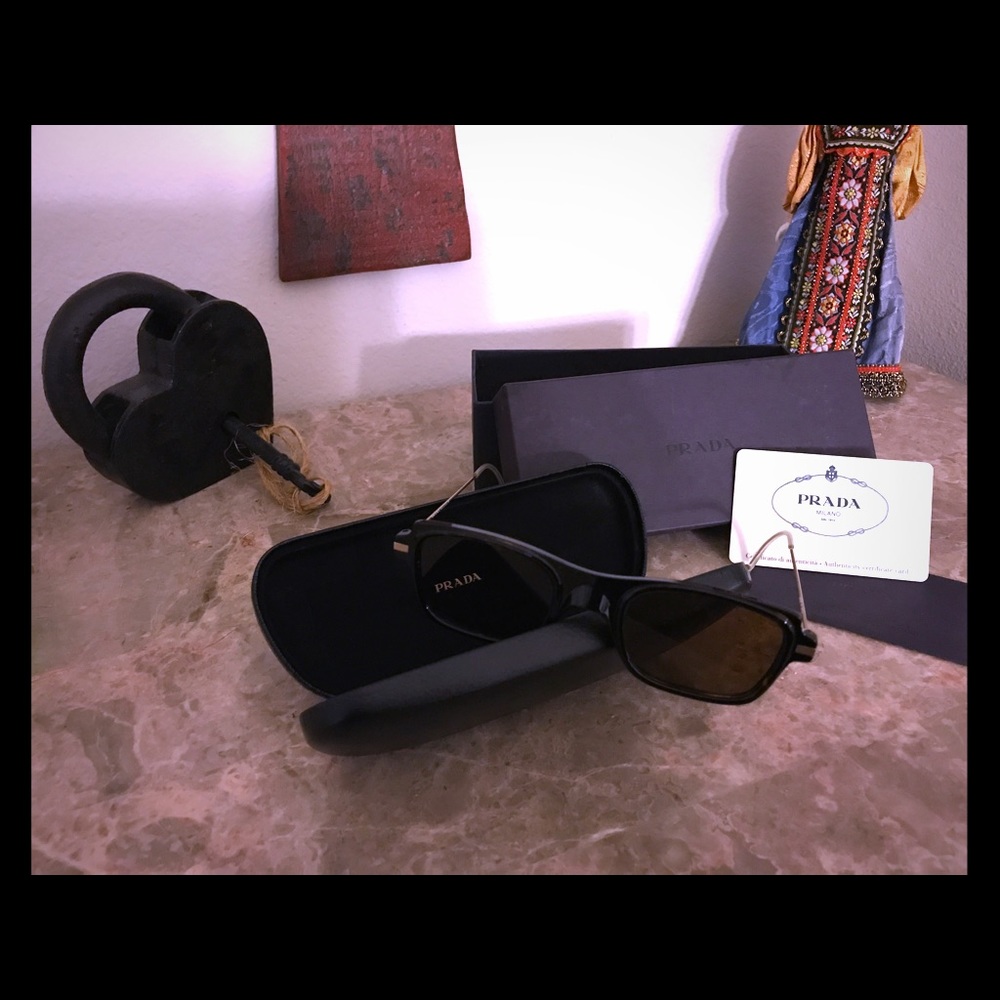 Authentic Prada Tortoise Avana Sunglasses