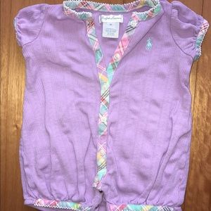 Ralph Lauren onesie size 3 months.