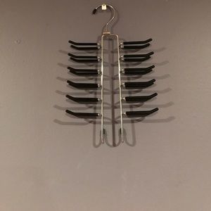 Tie and belt closet hook