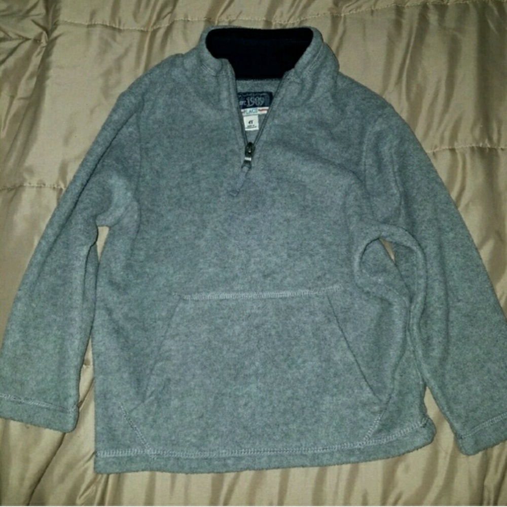 Gray pullover fleece Size 4t