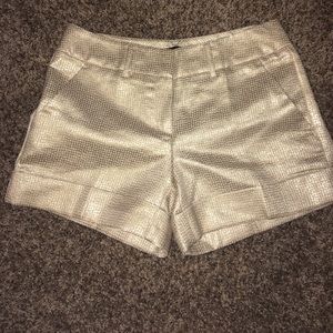 Gold and Tan Shorts NWOT