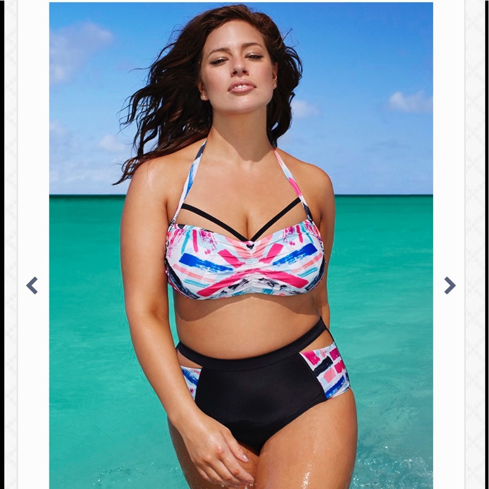 High waist, underwire bikini